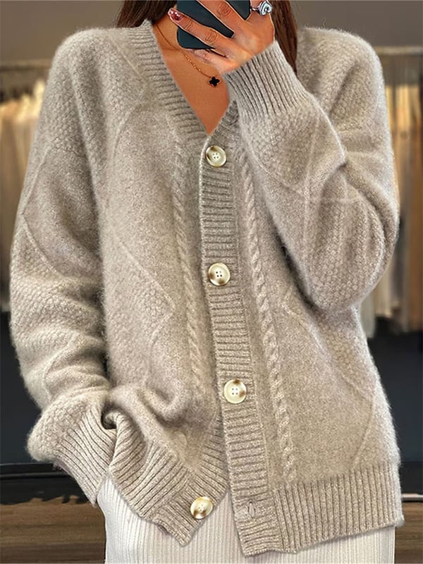2024-as új őszi-téli bő női kasmír pulóver